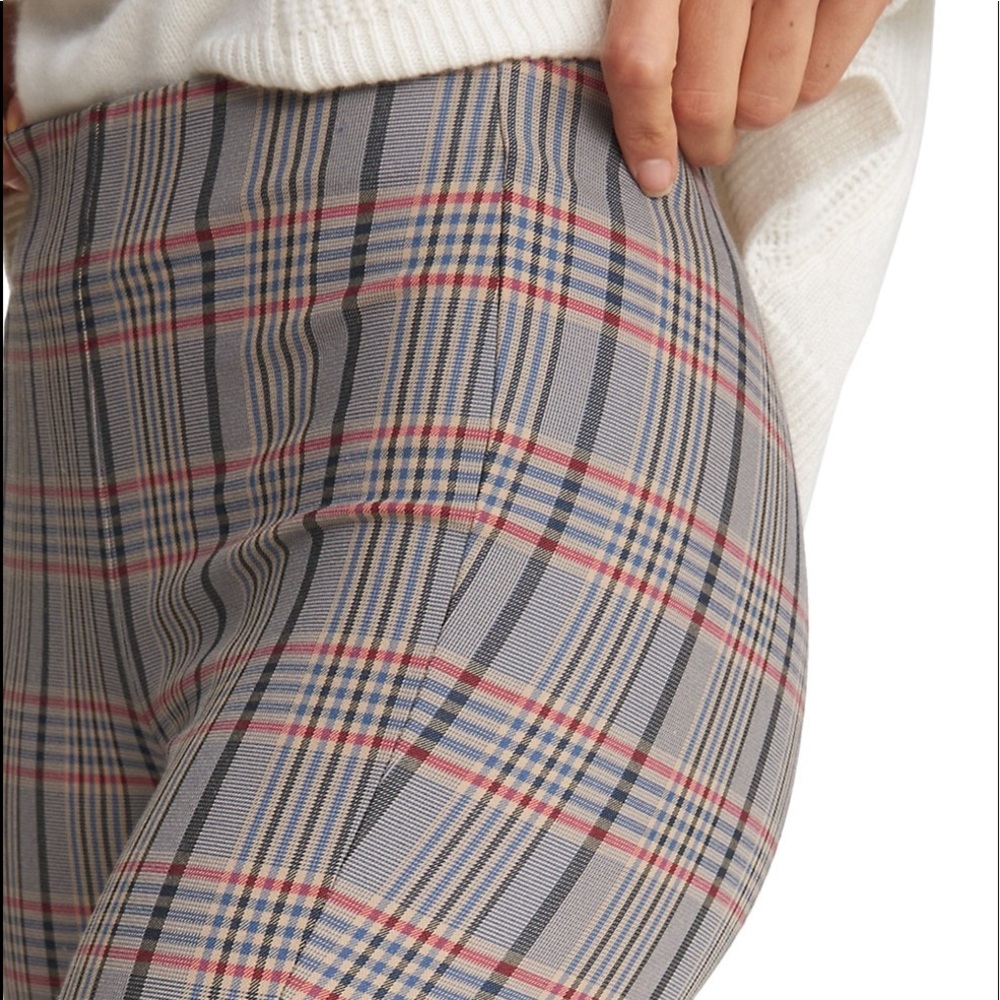 Rag & Bone Simone Cropped Check Pants